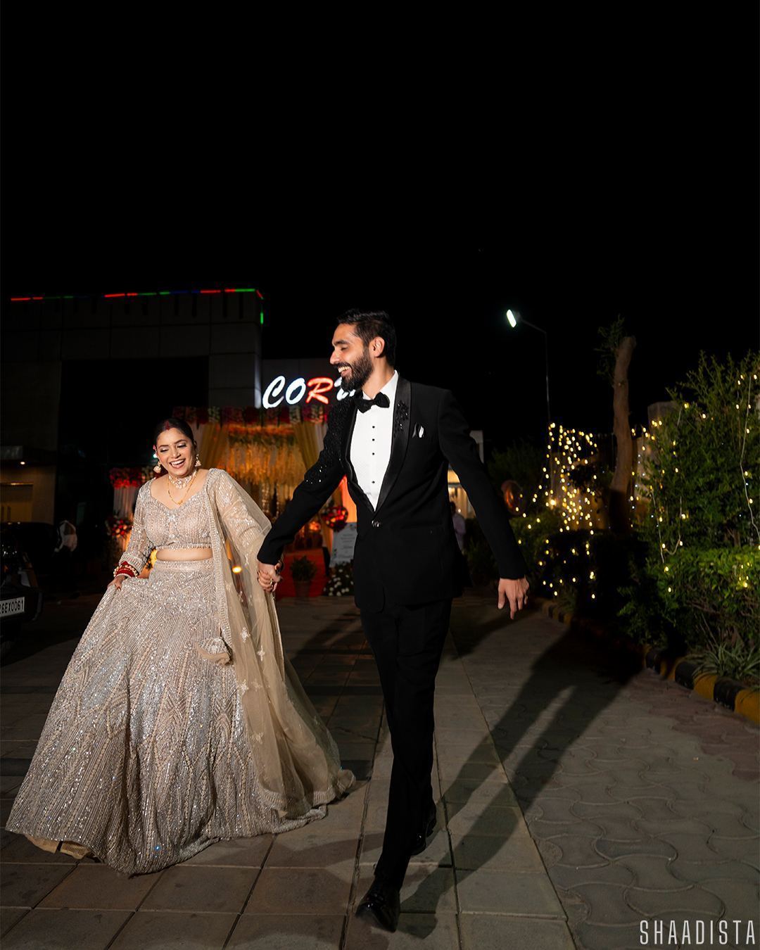 Cinematic bridal close-up in red – wedding photographer Delhi Shaadista